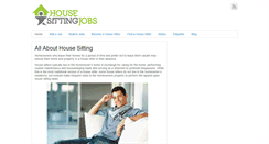 Desktop Screenshot of housesittingjobs.com