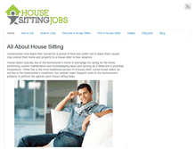 Tablet Screenshot of housesittingjobs.com